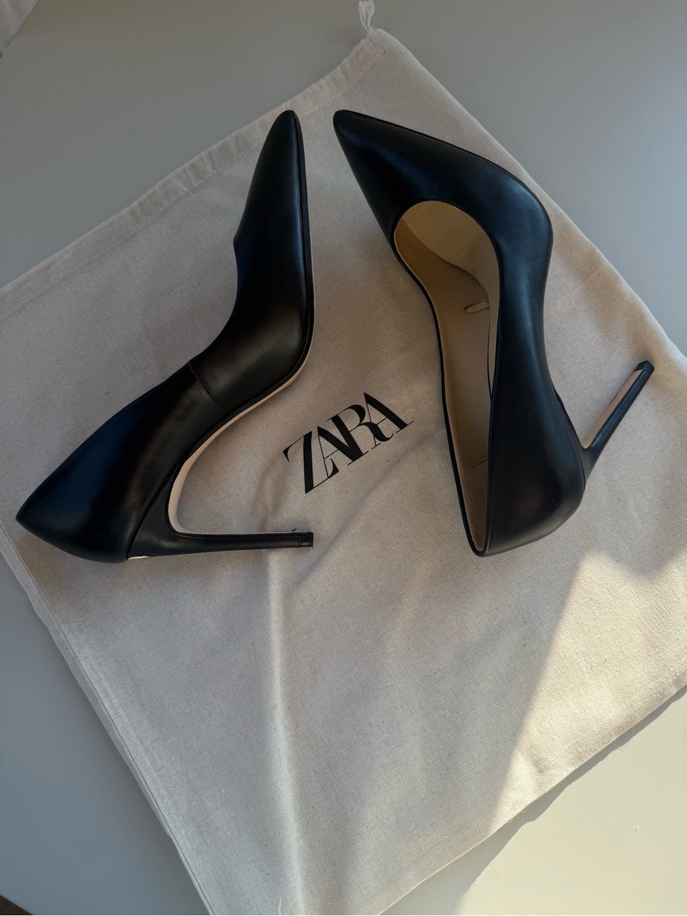 Zara Black Classic Pointed Pumps EU39 US8,5 - Picture 11 of 11
